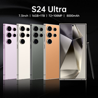 Smartphone S24 Ultra 5G de Excelente Calidad, Pantalla HD, Cámara de 108MP, Compatible con LTE, Listo para Jugar, Idioma Español, Batería de 7000mAh