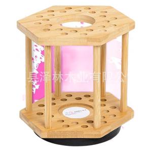 ที่วางแปรงทาสีไม้ไผ่แบบหมุนได้สำหรับศิลปินขนาดเล็ก - Product Image 5