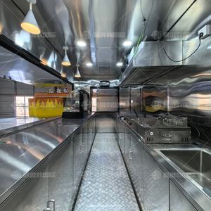 Mobil Mutfak Treyleri Derin Fritöz, Fast Food, Şekerleme, Dondurma, Sosisli Sandviç, Atıştırmalık Yiyecekler, Cipsler için Galvanizli Paslanmaz - Product Image 6