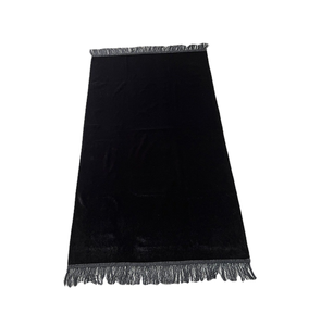 noué à la main anti-dérapant voyage musulman tapis de prière couleur unie Polyester couleurs personnalisées Islam cadeau - Product Image 1
