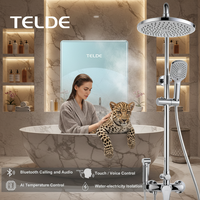Chauffe-eau électrique instantané sans réservoir en plastique à commande vocale intelligente par IA pour usage domestique, vente en gros du fabricant