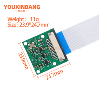 Cámara Raspberry Pi AF de 5MP OV5647 con Enfoque Automático 65 °   Módulo de cámara con interfaz de 15 pines para RPi 5 4B 3B+ 3B Zero 2 W