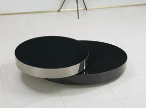 Modern Design Gold Black Tempered <strong>Glass</strong> Rotatable <strong>Coffee</strong> <strong>Table</strong> Home Living Room <strong>Table</strong> - Product Image 4
