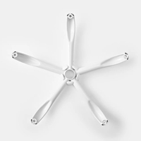 Base de Silla Universal para Oficina, Modelo HX-2033, de Metal Moderno con Patas de Hierro de Cinco Puntas, Altura Ajustable, Fácil Instalación, Tamaño y Color Personalizables