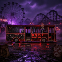 Simulateur de mouvement VR 9D Ghost Bus stable, machine de jeu immersive Ghost Bus, appareil d'amusement commercial d'intérieur