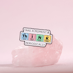 Mất một chút thời gian suy nghĩ định kỳ các yếu tố bảng tuần hoàn chân màu yếu tố hóa học Trâm khoa học thí nghiệm ve áo Pin men - Product Image 2