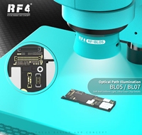 Lentes Objetivas LED Integradas RF4 BL05 BL07 Innovadoras, 0.5X 0.7X, Luces para Microscopio para Reparación de Teléfonos e Inspección de PCB