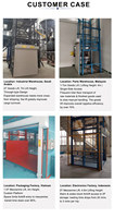 VRC Automatisierter Zwischengeschoss-Fracht-Aufzug PLC Vertikaler Materiallift 3000kg Tragfähigkeit Hydraulischer Antrieb für Intelligente Sortierhubs
