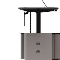 Chaise de bureau élévatrice électrique moderne avec panneau en MDF et cadre en fer pour une utilisation au bureau à hauteur réglable