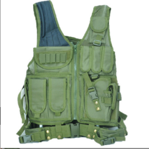 Gilet tactique multi-usages respirant pour homme TV08 – Gilet d'été en maille marron kaki vert pour le camping, les sports de combat et les jeux - Product Image 6