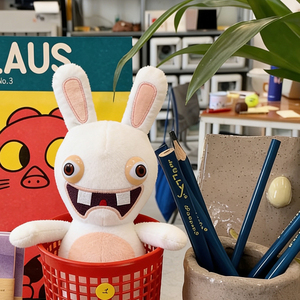 Peluche Lapin Drô<span class=keywords><strong>le</strong></span> et Mignon, Jouet en Peluche Doux avec Expression Gêneuse, Cadeau de Collection pour Enfants, Vente en Gros - Product Image 5
