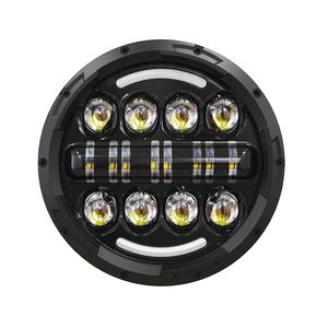 ไฟหน้า LED 7 "พร้อมไฟบอกตำแหน่งสำหรับ Harley <span class=keywords><strong>Road</strong></span> <span class=keywords><strong>King</strong></span> Ultra <span class=keywords><strong>CLASSIC</strong></span> Electra Glide flhtcu - Product Image 1