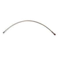 Tuyau flexible tressé haute pression en acier inoxydable 304 PTFE de 1/4 pouce pour extracteur à circuit fermé