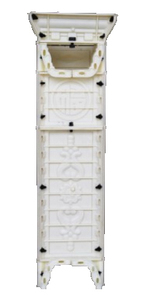 Molde de poste medio de cemento de 25 cm para moldura de valla de balaustrada Moldes de categoría de producto de alta calidad - Product Image 5