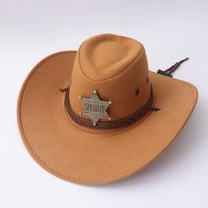 Chapeau de style ethnique 100 % coton, chapeau de festival à six branches pour hommes et femmes, chapeau de couple, chapeau de cowboy occidental, chapeau décontracté pour performance jazz - Product Image 3