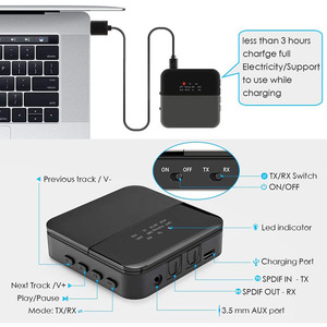 Penerima pemancar <span class=keywords><strong>Bluetooth</strong></span> 2024 optik 5.0 HG, adaptor nirkabel CSR8675 untuk TV - Product Image 6