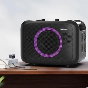 1200W Outdoor Voeding 220V Draadloze Bluetooth Karaoke Speaker Met Microfoon Draagbare Mmachine