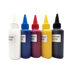 Encre éco-solvant Gwin High 100ml CMYKW, formule professionnelle, très vendue, haute qualité pour les fournitures d'impression DTF pour vêtements - Product Image 2