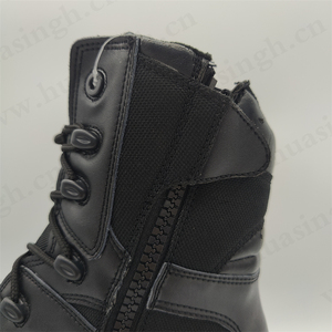 <span class=keywords><strong>WYX</strong></span>, vente chaude bottes tactiques d'entraînement en plein air avec fermeture à glissière latérale anti-dérapant durable PU + semelle extérieure en caoutchouc bottes tactiques HSM026 - Product Image 5