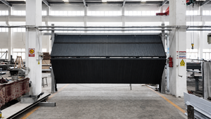 Porte de <span class=keywords><strong>garage</strong></span> pliante LIXON en aluminium noir sur mesure, à ouverture vers le haut, pour villa, <span class=keywords><strong>garage</strong></span> résidentiel - Product Image 3