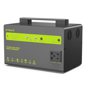 Station d'alimentation portable 300W 600W avec batterie à décharge profonde, générateur solaire pour camping, extérieur et alimentation de secours - Product Image 4
