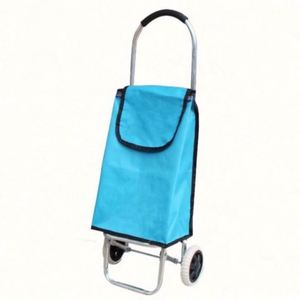 Detachable Light Folding <b>Wheeled</b> 600D Oxford Cloth <b>Shopping</b> Trolley <b>Bag</b> Customized Colors Logos Portable Durable Vegetable - Product Image 5