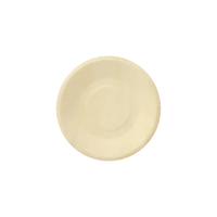 Assiettes rondes en bois jetables biodégradables écologiques 16*16*1.5cm pour les fêtes, vente en gros
