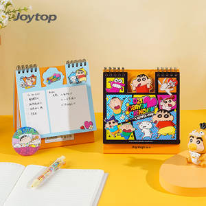 Joytop - Calendario de Escritorio Personalizado al por Mayor con Diseño de <span class=keywords><strong>Crayon</strong></span> <span class=keywords><strong>Shinchan</strong></span>, Serie Cómica 2025, Cubierta de PVC, Papel de 120 g/m² para Tomar Notas, Bonito - Product Image 2