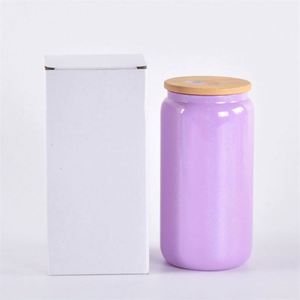Vaso de plástico colorido de neón de una sola pared de 16Oz, vaso mental en blanco para envolturas UV DTF - Product Image 3