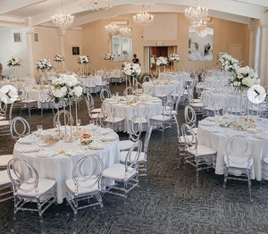 Chiavari Chairs Rental Resin Clear Crystal Chiavari Wedding Chairs Restaurant Modern Plastic Stackable Hotel Table Chairs For Banquet Event