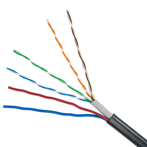 Utdoor-<span class=keywords><strong>cable</strong></span> de alimentación UTP 25awg cat5e, 4 pares con 2 cables de alimentación, <span class=keywords><strong>cable</strong></span> de cámara IP - Product Image 4