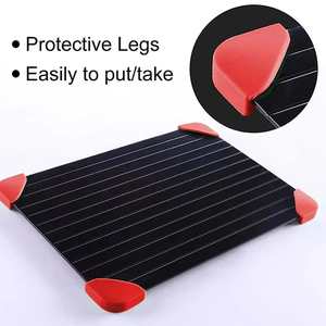 Plateau de décongélation rapide pour viande congelée, avec design innovant, pour une décongélation rapide et sécurisée des aliments, gadgets de cuisine - Product Image 5
