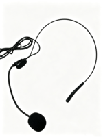 Microphone cravate sans fil JINJUE JT-X3 2.4G avec 1 émetteur et 2 casques, Plug and Play pour l'enseignement