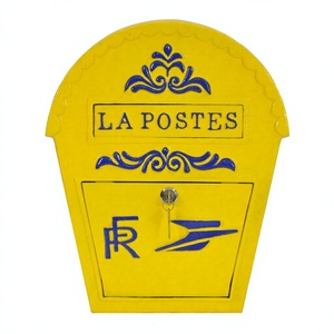 Buzón de aspecto excelente para montaje en puerta, superventas, LA Postes, elegante buzón de correos, precio al por mayor, buzón de Metal, decoración de pared - Product Image 1