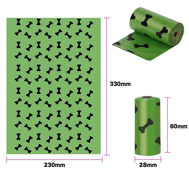 Motif Os Vert Imprimé - Parfumé