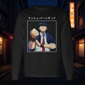 T-shirt à manches longues Mash Burnedead Anime, design musclé, magique, mignon, manga, personnage masculin - Product Image 3