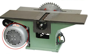 Raboteuse à banc pour le travail du bois avec moteur, haute productivité, puissance de 1,1 kW, vitesse d'alimentation de 5 m/min - Product Image 4