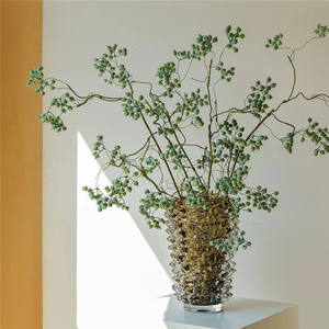 <span class=keywords><strong>Vaso</strong></span> <span class=keywords><strong>da</strong></span> tavolo in vetro soffiato a mano di lusso moderno con ornamenti in vetro pesante <span class=keywords><strong>da</strong></span> salotto con colori creativi - Product Image 4