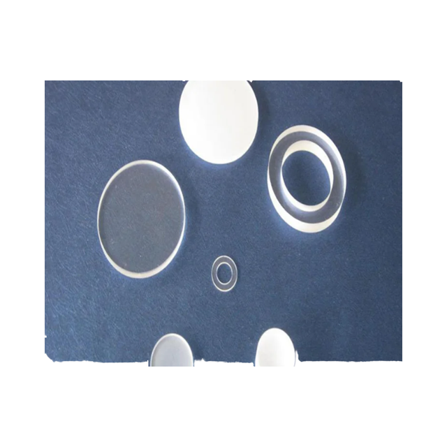 Custom Borofloat Glass Discs Polished Surface Optical Filters with Round Drilling Tempered Borosilicate Plate