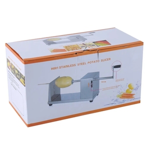 Nhãn hiệu thương mại xoắn ốc khoai tây chiên <span class=keywords><strong>Twister</strong></span> khoai tây Slicer Cutter Tornado máy - Product Image 6