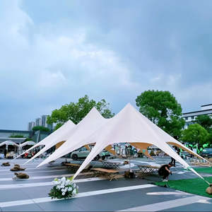 Nouvelle tente de <span class=keywords><strong>camping</strong></span> en forme de wigwam, grande tente en forme de pieuvre, pare-soleil en PU 3000 mm, Oxford renforcé, tente de <span class=keywords><strong>camping</strong></span> en plein air à trois sommets - Product Image 2