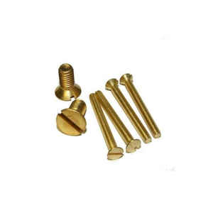 High Quality Brass <b>Screws</b> Countersunk <b>Flat</b> Head Fasteners Corrosion Resistant for Furniture & Electrical Use - Product Image 2