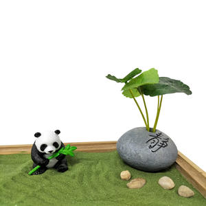 Kit de Jardín <span class=keywords><strong>Zen</strong></span> de Arena Miniatura Personalizado al por Mayor, Diseño <span class=keywords><strong>Japon</strong></span>és de Panda, para Decoración de Escritorio en Casa u Oficina - Product Image 3