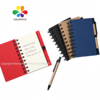 New Style Papier abdeckung Spiral bindung Anpassbare Spiral Notebook Mini Pocket A6 Notebooks für Studenten