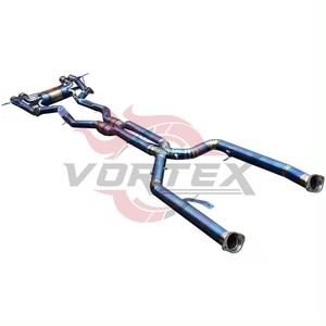 Vortex Titanium Valvetronic Performance Exhaust for BMW G80 M3 G82 M4 S58 Burnt Blue Racing Pie-cut Catback Muffler System - Product Image 1
