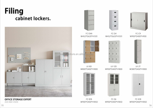 Armoire métallique en acier pour la maison, le bureau ou la salle de sport, avec portes et étagères, armoire de rangement verrouillable, organisateur de dossiers, casiers à vêtements - Product Image 3