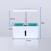 Kit Sistem Pertumbuhan Tanaman Cerdas Rumah Kaca untuk Menanam Benih, Sistem Hidroponik dengan Lampu Pertumbuhan Tanaman