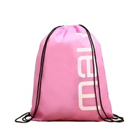 Sac à dos de réflexion réutilisable avec logo personnalisé Sac de voyage imperméable et lavable durable en polyester 210d avec cordon de serrage