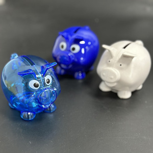 Piggy Bank Plastic Pig Shape Money Box For Business Gifts Advertising Promotional Use - Product Image 3
