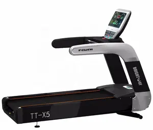 Binaraga Komersial Gym Kardio, Peralatan Fitness TT-X5 Bermotor Mesin Lari Treadmill Komersial